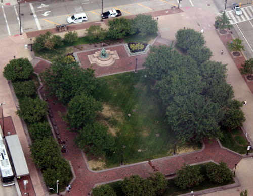 Public Square - Photo by Dan Hanson from Cleveland's Terminal Tower Observation Deck