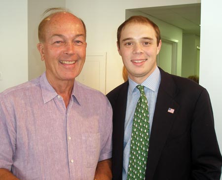 Ben Stefanski with George Brown of Senator Voinovich's office