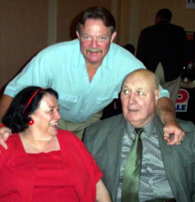 Cleveland Indian Perfect Game Pitcher Len Barker with Pat Hanson and Bob Gain