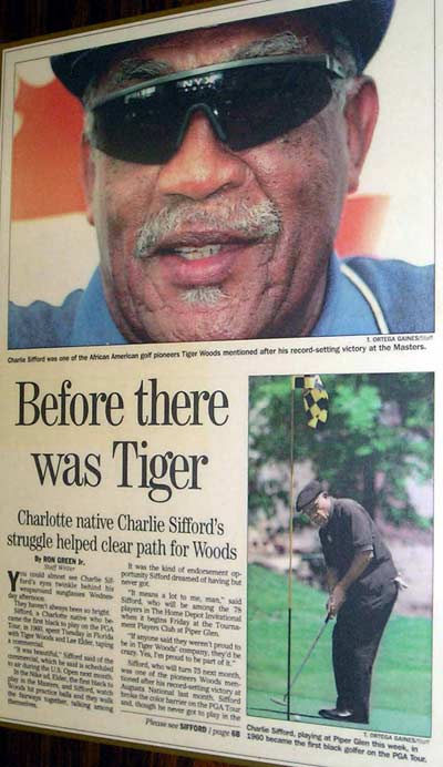 Charlie Sifford - Tiger Woods