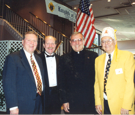 Dan Coughlin, Jack Marschall, Bishop Gries and Bob Tayek