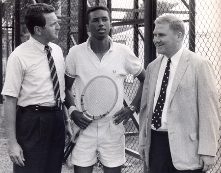 Jim Passant, Arthur Ashe and Dan Coughlin