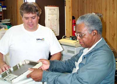 Dan Hanson and Dan Davenport volunteering for CAP