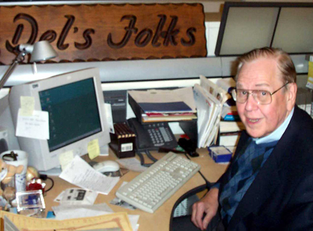 Del Donahoo at his desk