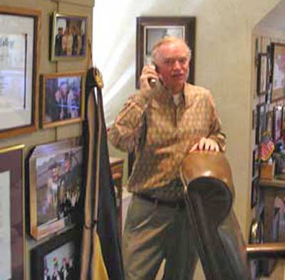 Del Spitzer at work in the Cave