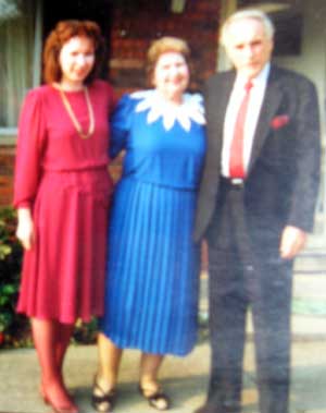 Daughter Mary with Maeve and Eddie Campbell