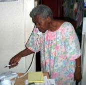 Fannie working the phones