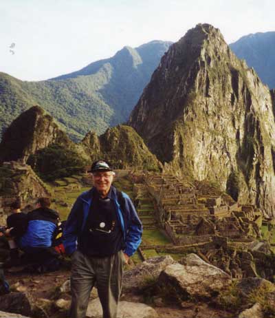 George Weidinger at Machu Picchu