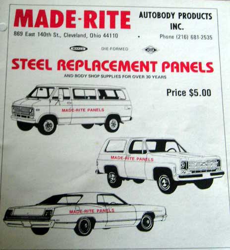 Mde-Rite auto body sign