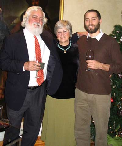 Jim, Cindy and Chad Cookinham in Spain in 2007