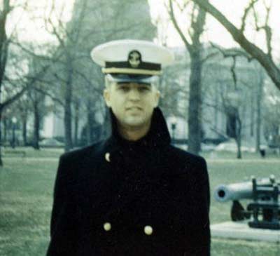 Midshipman Jim Cookinham in 1966