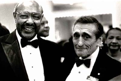 Louis Stokes with Sam Miller