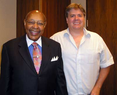 Louis Stokes with Dan Hanson