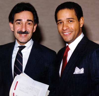 Larry Morrow and Bryant Gumbel