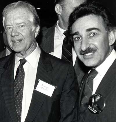President Jimmy Carter and Larry Morrow
