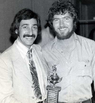 Larry Morrow with Mac Davis