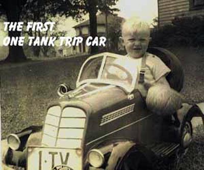 Neil Zurcher in first One Tank Trip car