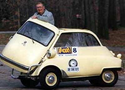 Neil Zurcher with BMW Isetta