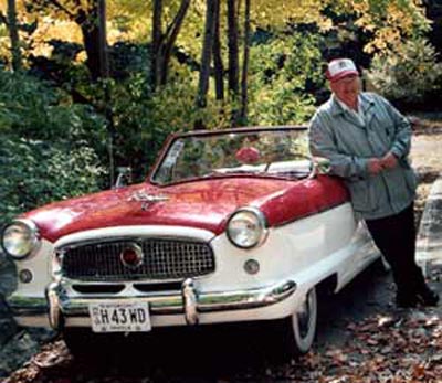 Neil Zurcher with Nash Metropolitan