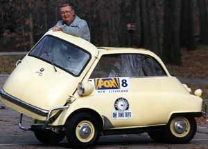 Neil with BMW Isetta