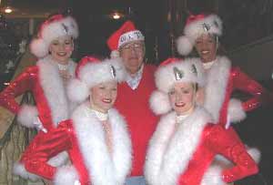 Neil with Rockettes