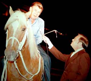 Neil Zurcher interviewing Arthur Godfey