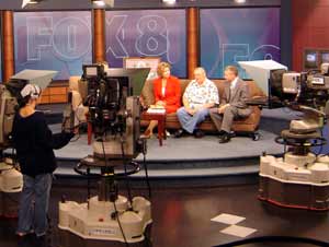 Neil Zurcher on Fox8 Morning Show set