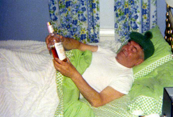 Pat's dad the day after
