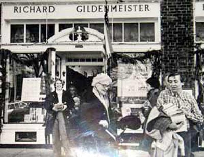 Richard Gildenmeister and author May Sarton