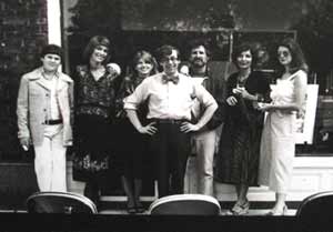 Richard and friends in 1977