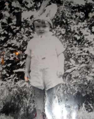 Young Richard Gildenmesiter in costume