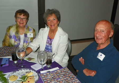 Linda Tirk with Nina and Irv Rothman