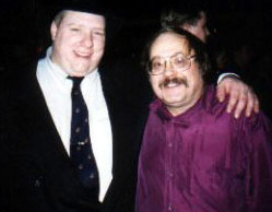Mr Stress with fellow Blues musician and friend Colin Dussault