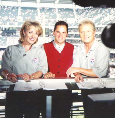 Robin Swoboda, Omar Vizquel and Tim Taylor