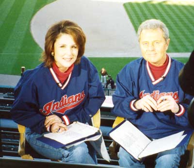 Tana Carli and Tim Taylor at Cleveland Municipal Stadium