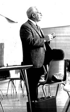 Walt McMahon teaching