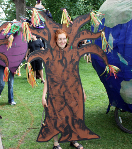 Tree girl at Parade the Circle in University Circle