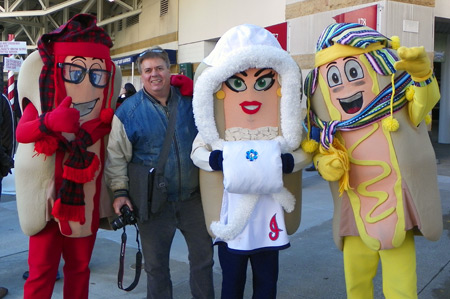 Even the Condiments - and Dan Hanson - were dressed for Snow Days