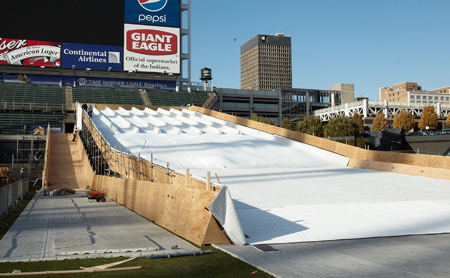 Making Snow Days at Progressive Field