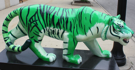 Chinese Year of the Tiger Cleveland Public Art Sculptures - photos by Dan Hanson