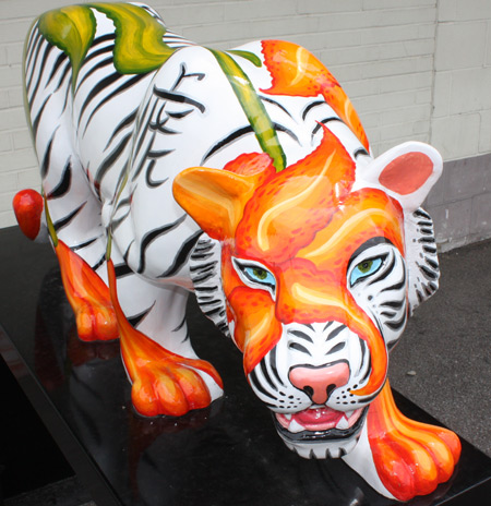 Chinese Year of the Tiger Cleveland Public Art Sculptures - photos by Dan Hanson