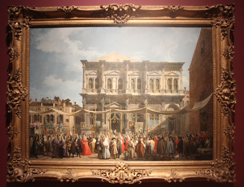The Procession on the Feast Day of Saint Roch from about 1735 by Canaletto