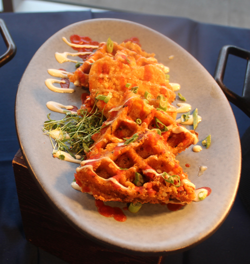 Chicken and Tater Tot Waffles 