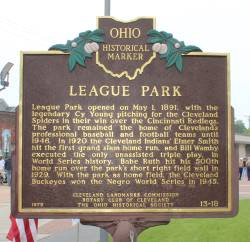 League Park historical marker