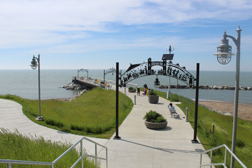 Euclid Beach pier 