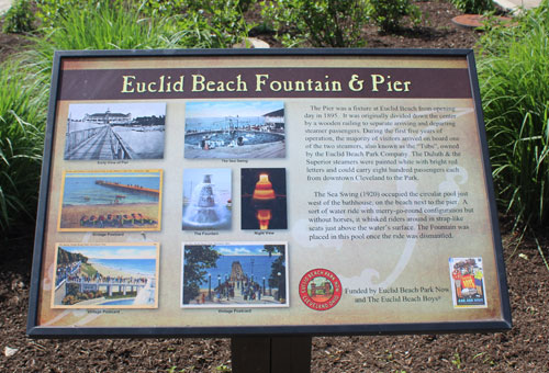 Euclid Beach Park Pier sign
