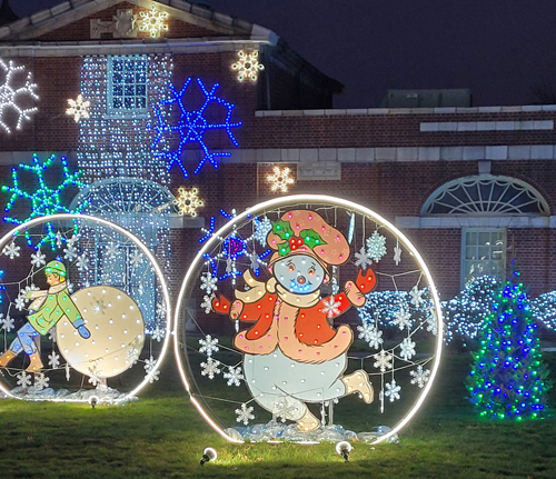 GE Nela Park Christmas lights display 2022