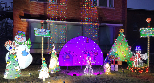 GE Nela Park Christmas lights display 2022