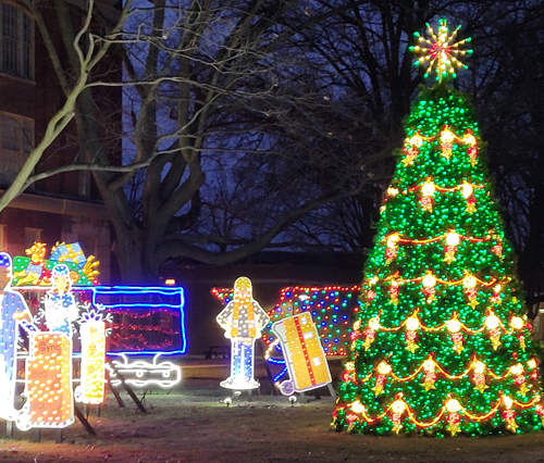 GE Nela Park Christmas lights display 2022