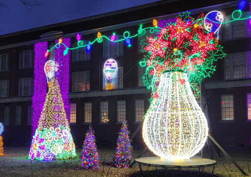 GE Nela Park Christmas lights display 2022